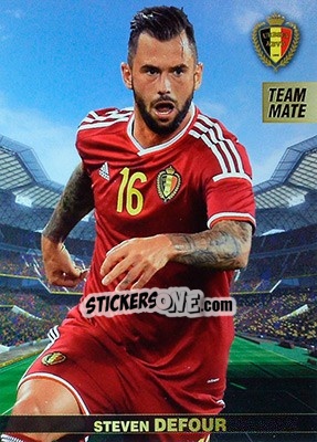 Cromo Steven Defour - #Tousensemble Road to France 2016 - Panini