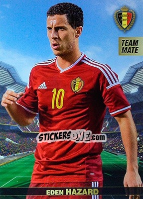 Sticker Eden Hazard - #Tousensemble Road to France 2016 - Panini