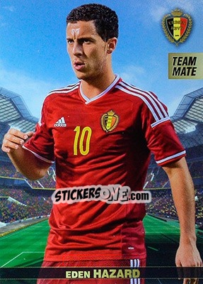 Sticker Eden Hazard - #Tousensemble Road to France 2016 n. 30 - Panini