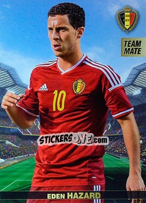 Figurina Eden Hazard - #Tousensemble Road to France 2016 - Panini