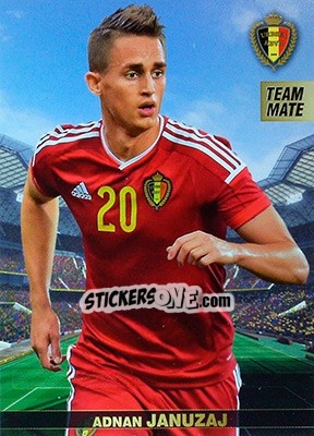 Sticker Adnan Januzaj - #Tousensemble Road to France 2016 n. 31 - Panini