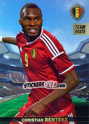 Figurina Christian Benteke - #Tousensemble Road to France 2016 - Panini