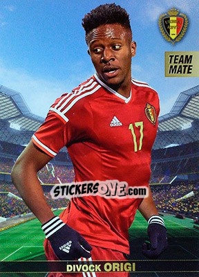 Cromo Divock Origi - #Tousensemble Road to France 2016 - Panini