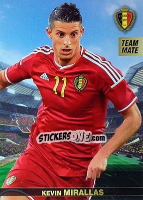 Sticker Kevin Mirallas - #Tousensemble Road to France 2016 - Panini