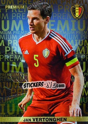 Sticker Jan Vertonghen - #Tousensemble Road to France 2016 n. 41 - Panini