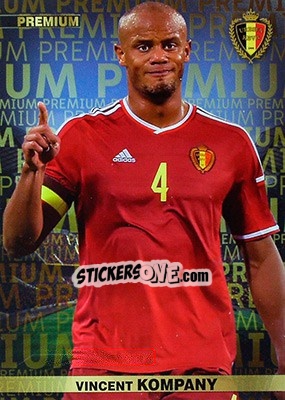 Figurina Vincent Kompany - #Tousensemble Road to France 2016 - Panini