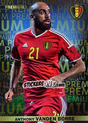 Sticker Anthony Vanden Borre - #Tousensemble Road to France 2016 n. 43 - Panini