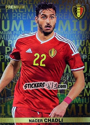 Figurina Nacer Chadli - #Tousensemble Road to France 2016 - Panini