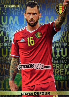 Sticker Steven Defour - #Tousensemble Road to France 2016 - Panini