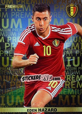 Sticker Eden Hazard - #Tousensemble Road to France 2016 n. 51 - Panini