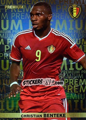 Sticker Christian Benteke - #Tousensemble Road to France 2016 n. 53 - Panini