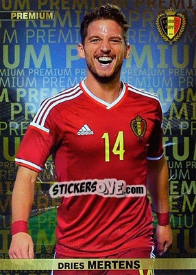 Sticker Dries Mertens - #Tousensemble Road to France 2016 - Panini