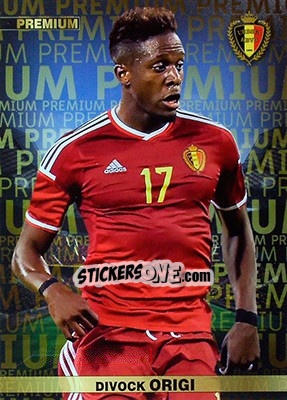 Sticker Divock Origi - #Tousensemble Road to France 2016 n. 56 - Panini