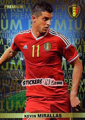 Sticker Kevin Mirallas - #Tousensemble Road to France 2016 n. 57 - Panini