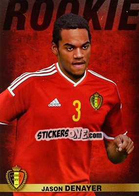 Sticker Jason Denayer - #Tousensemble Road to France 2016 n. 58 - Panini