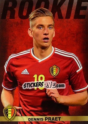 Sticker Dennis Praet - #Tousensemble Road to France 2016 n. 59 - Panini