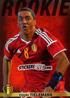Sticker Youri Tielemans - #Tousensemble Road to France 2016 n. 60 - Panini