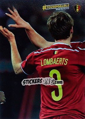 Sticker Fans with the National Flag - 8 - #Tousensemble Road to France 2016 n. 71 - Panini