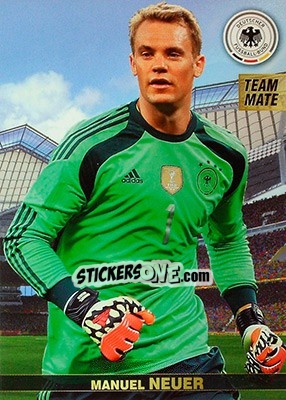Sticker Manuel Neuer - #Tousensemble Road to France 2016 n. 73 - Panini