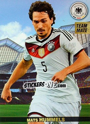 Sticker Mats Hummels - #Tousensemble Road to France 2016 n. 75 - Panini