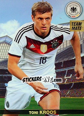 Sticker Toni Kroos - #Tousensemble Road to France 2016 n. 76 - Panini