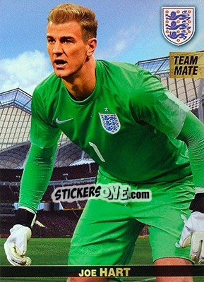 Sticker Joe Hart - #Tousensemble Road to France 2016 - Panini