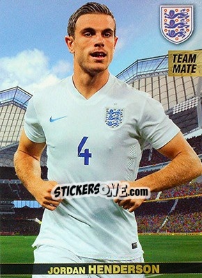 Sticker Jordan Henderson - #Tousensemble Road to France 2016 n. 85 - Panini