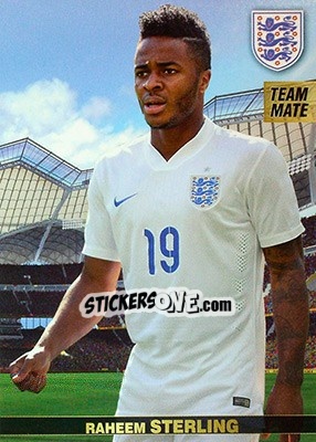 Sticker Raheem Sterling - #Tousensemble Road to France 2016 n. 88 - Panini