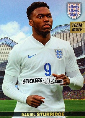 Cromo Daniel Sturridge - #Tousensemble Road to France 2016 - Panini