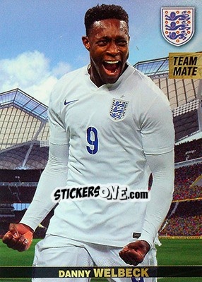 Sticker Danny Welbeck - #Tousensemble Road to France 2016 n. 90 - Panini