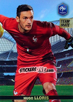 Sticker Hugo Lloris - #Tousensemble Road to France 2016 n. 91 - Panini
