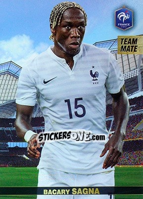 Figurina Bacary Sagna - #Tousensemble Road to France 2016 - Panini