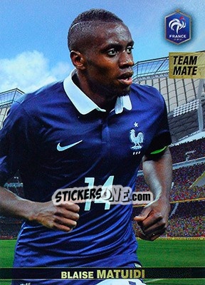 Sticker Blaise Matuidi - #Tousensemble Road to France 2016 n. 96 - Panini