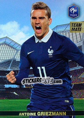 Sticker Antoine Griezmann - #Tousensemble Road to France 2016 n. 97 - Panini