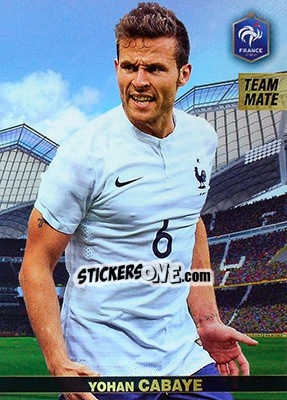 Cromo Yohan Cabaye - #Tousensemble Road to France 2016 - Panini