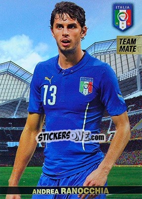 Sticker Andrea Ranocchia - #Tousensemble Road to France 2016 - Panini