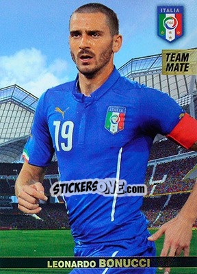 Sticker Leonardo Bonucci - #Tousensemble Road to France 2016 - Panini