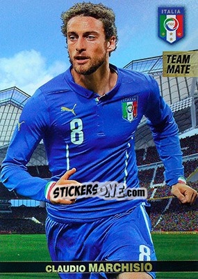 Sticker Claudio Marchisio - #Tousensemble Road to France 2016 - Panini