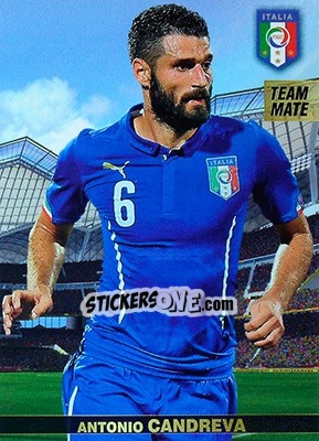 Cromo Antonio Candreva - #Tousensemble Road to France 2016 - Panini