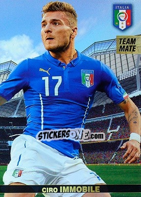 Figurina Ciro Immobile - #Tousensemble Road to France 2016 - Panini