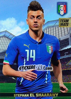 Sticker Stephan El Shaarawy - #Tousensemble Road to France 2016 n. 108 - Panini