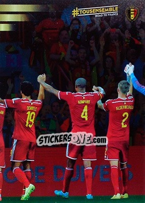 Sticker Belgium team photo - 7