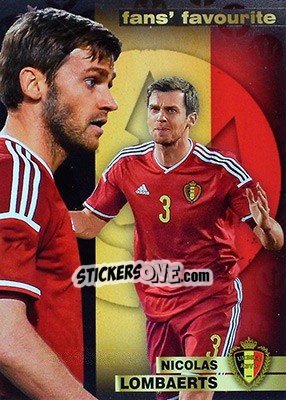 Sticker Nicolas Lombaerts - #Tousensemble Road to France 2016 n. 119 - Panini