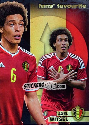Sticker Axel Witsel - #Tousensemble Road to France 2016 n. 126 - Panini