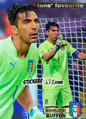 Cromo Gianluigi Buffon - #Tousensemble Road to France 2016 - Panini