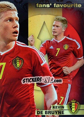 Sticker Kevin De Bruyne - #Tousensemble Road to France 2016 n. 132 - Panini