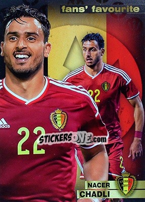 Sticker Nacer Chadli - #Tousensemble Road to France 2016 n. 133 - Panini