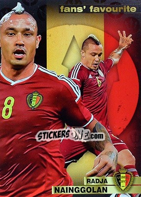 Sticker Radja Nainggolan - #Tousensemble Road to France 2016 n. 134 - Panini