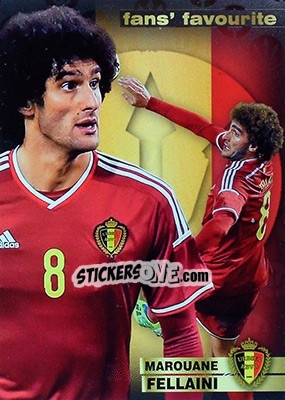 Sticker Marouane Fellaini - #Tousensemble Road to France 2016 n. 136 - Panini