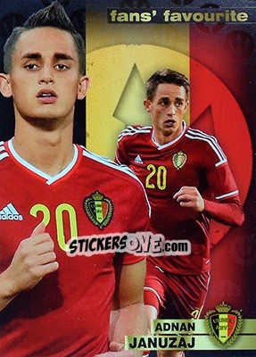 Sticker Adnan Januzaj - #Tousensemble Road to France 2016 n. 138 - Panini